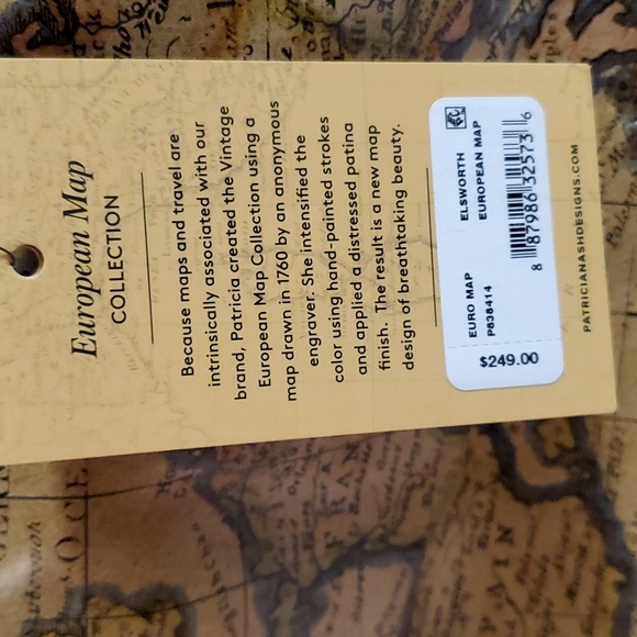 Patricia Nash European Map Elsworth - Picture 16 of 17